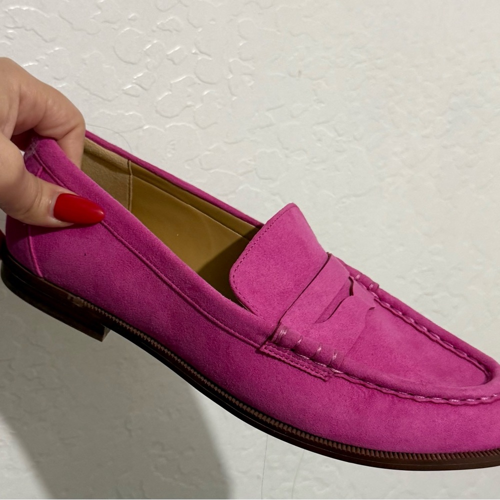 Vibrant Pink Loafers